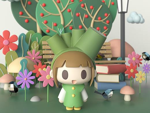 张三岁蔬菜手办效果图