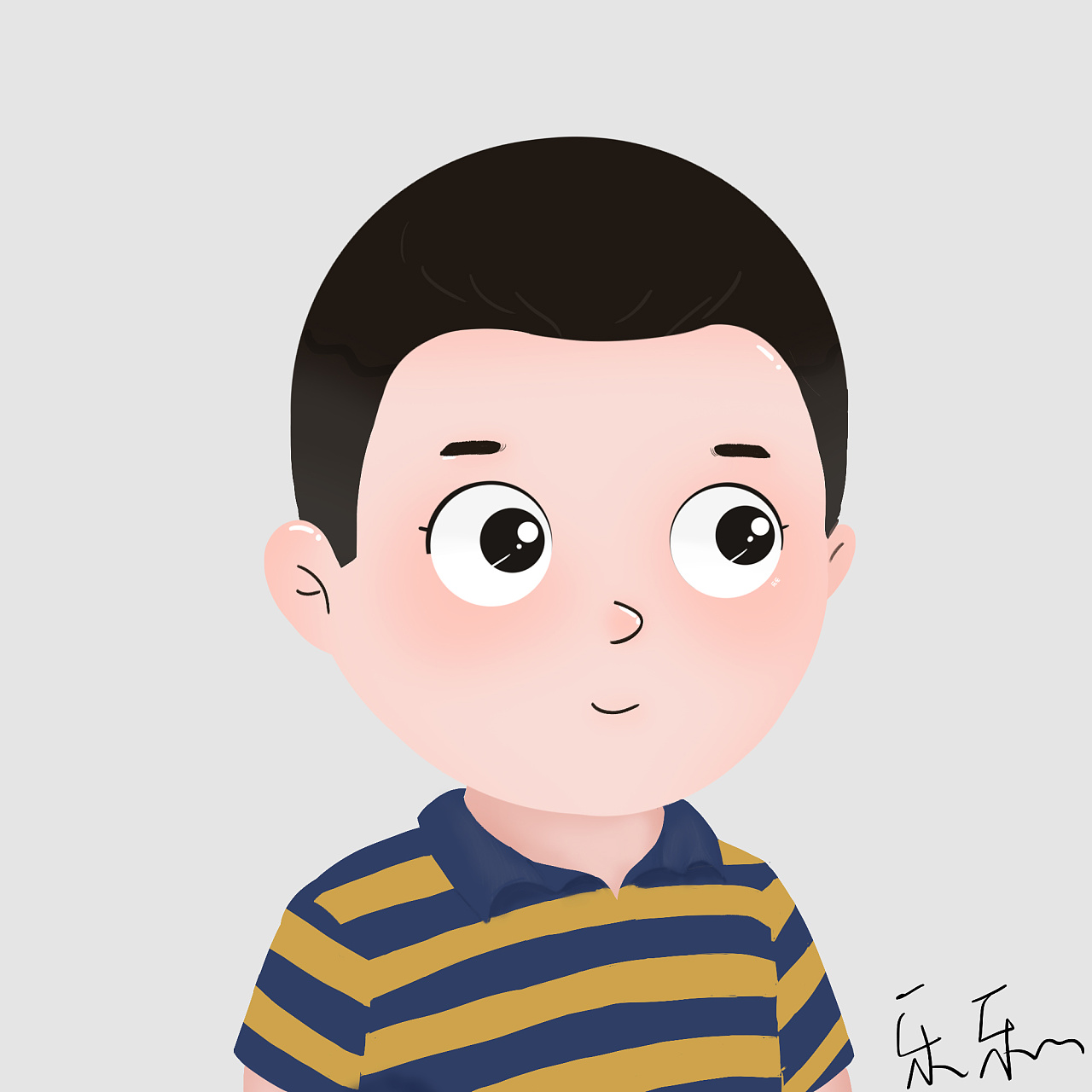 小头像|插画|儿童插画|青蛙大哥哥 - 原创作品 - 站酷 (zcool)