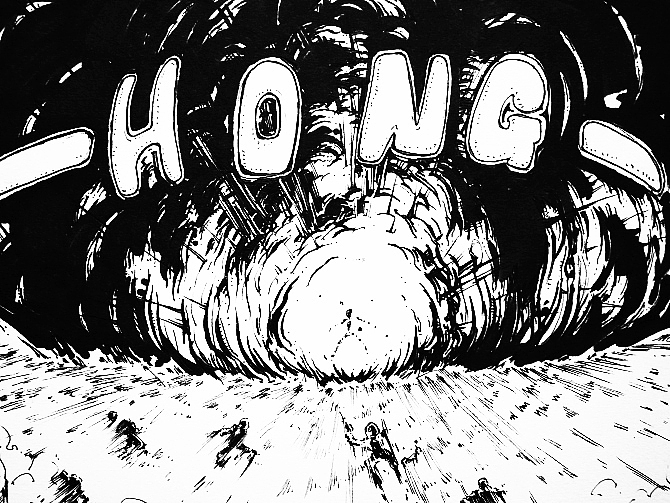 漫画《核战》（图ZMTE3MzI5NjQ=） - 中/长篇漫画 - 站酷设计师Edwarde_Liu原创素材 - 站酷ZCOOL