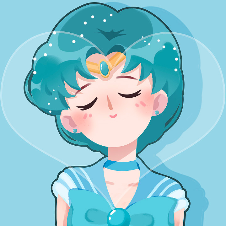 美少女战士系列头像涂鸦