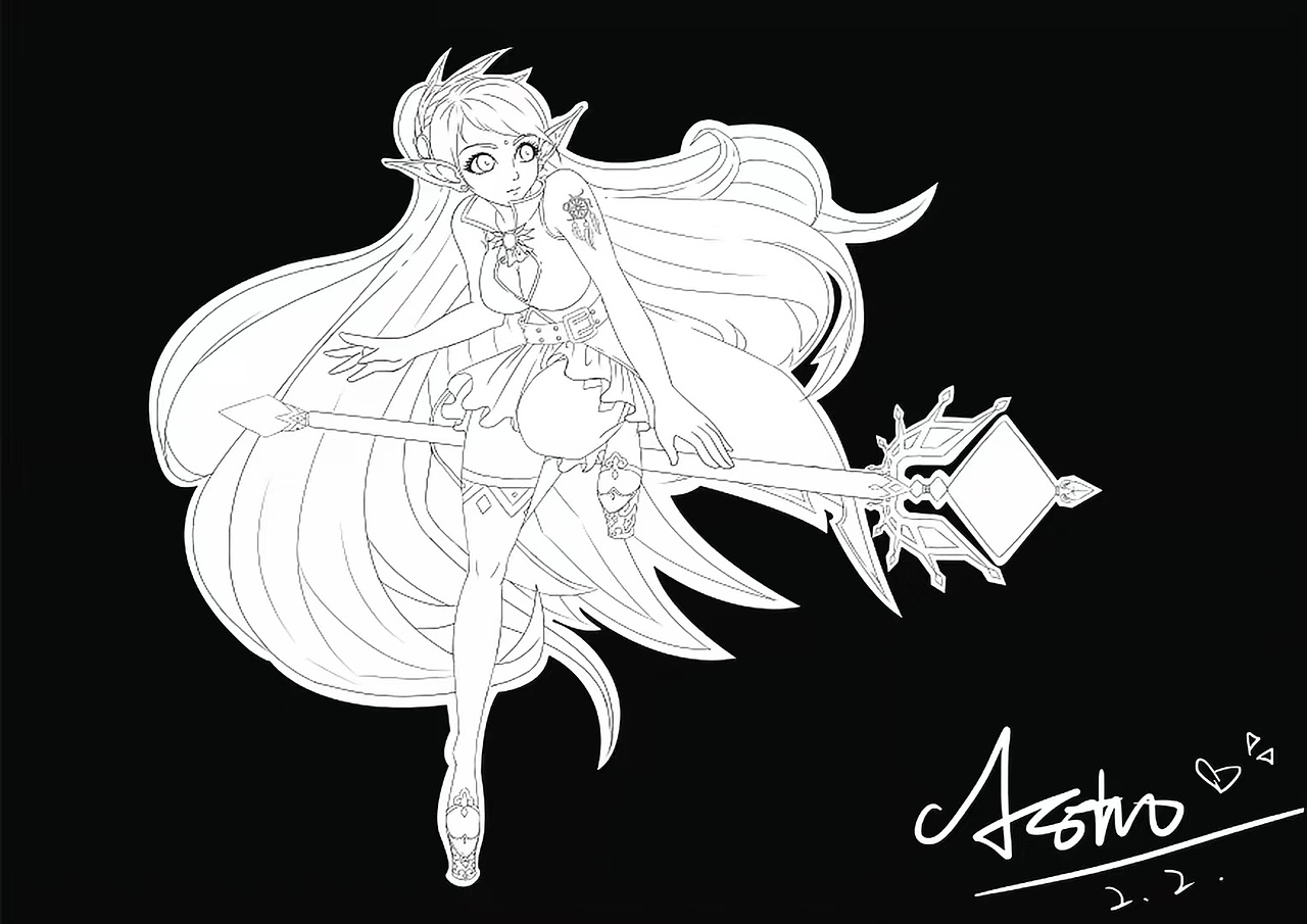 法师（图ZMjk5OTE2OTY0） - 创作习作 - 站酷设计师Astro鱼骨头原创素材 - 站酷ZCOOL