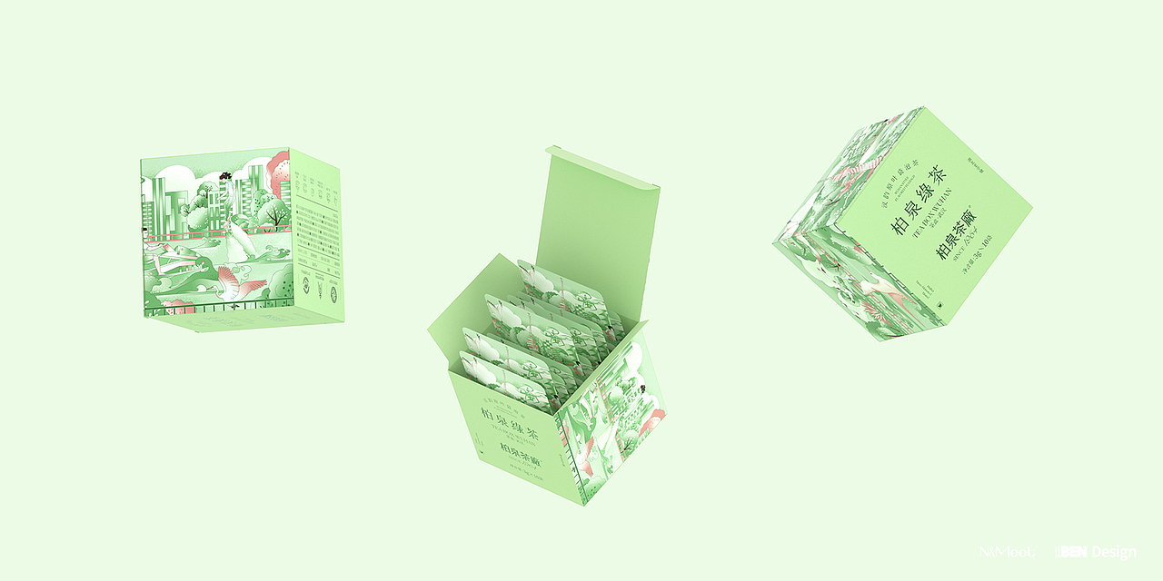 茶盒武汉-柏泉袋泡茶茶叶包装设计