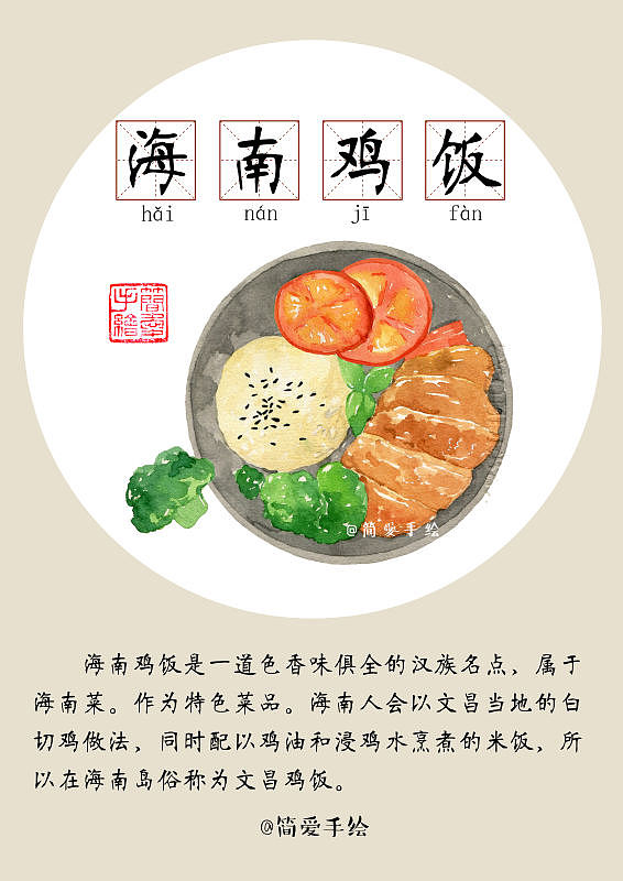 【纸上的美食】到海南看海,吃特色的美食