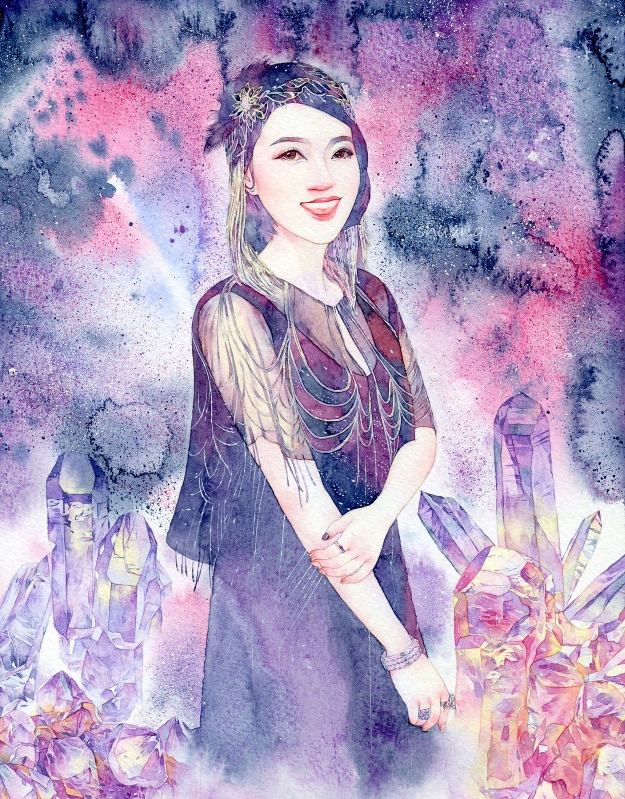 那么近那么远（图ZNDYxMjA3NzY=） - 商业插画 - 站酷设计师双兔纸原创素材 - 站酷ZCOOL