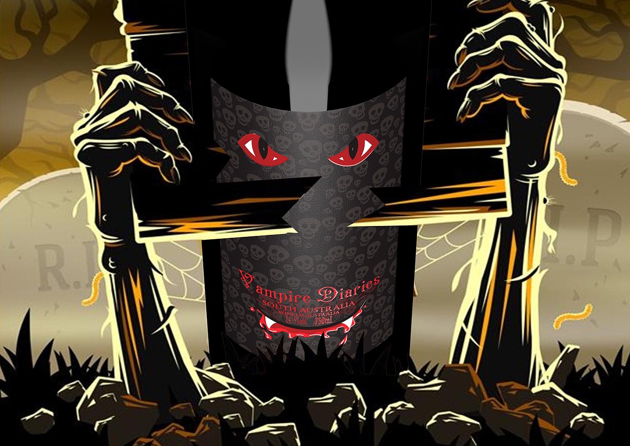 红酒包装设计之万圣节主题创意之惊悚系列