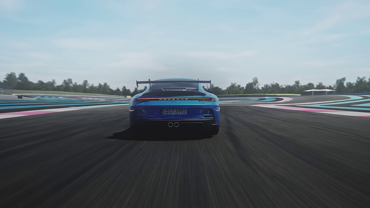 porsche gt3 paul ricard赛道 UE4 视频混剪
