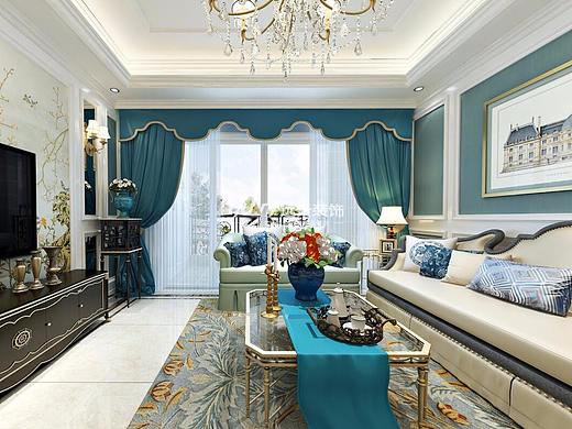 渝北鲁能星城装修效果图-法式-远景装饰案例作品