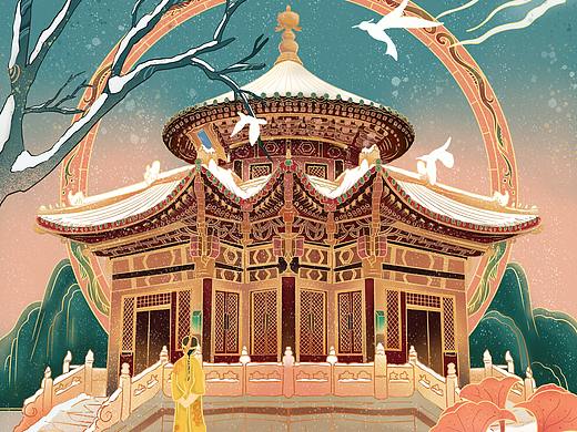古建插画