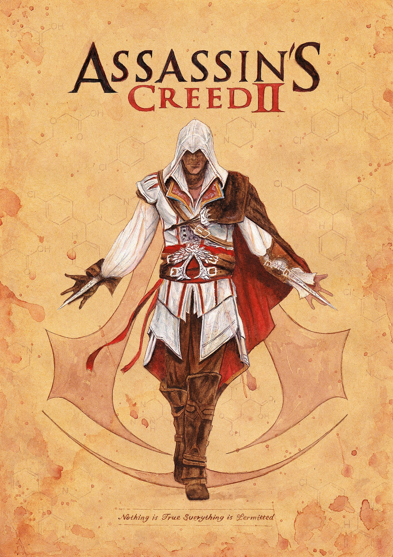 刺客信条 | Assassin'S - 水彩（图ZMTk2OTcyMTMy） - 创作习作 - 站酷设计师Victor邢伟原创素材 - 站酷ZCOOL