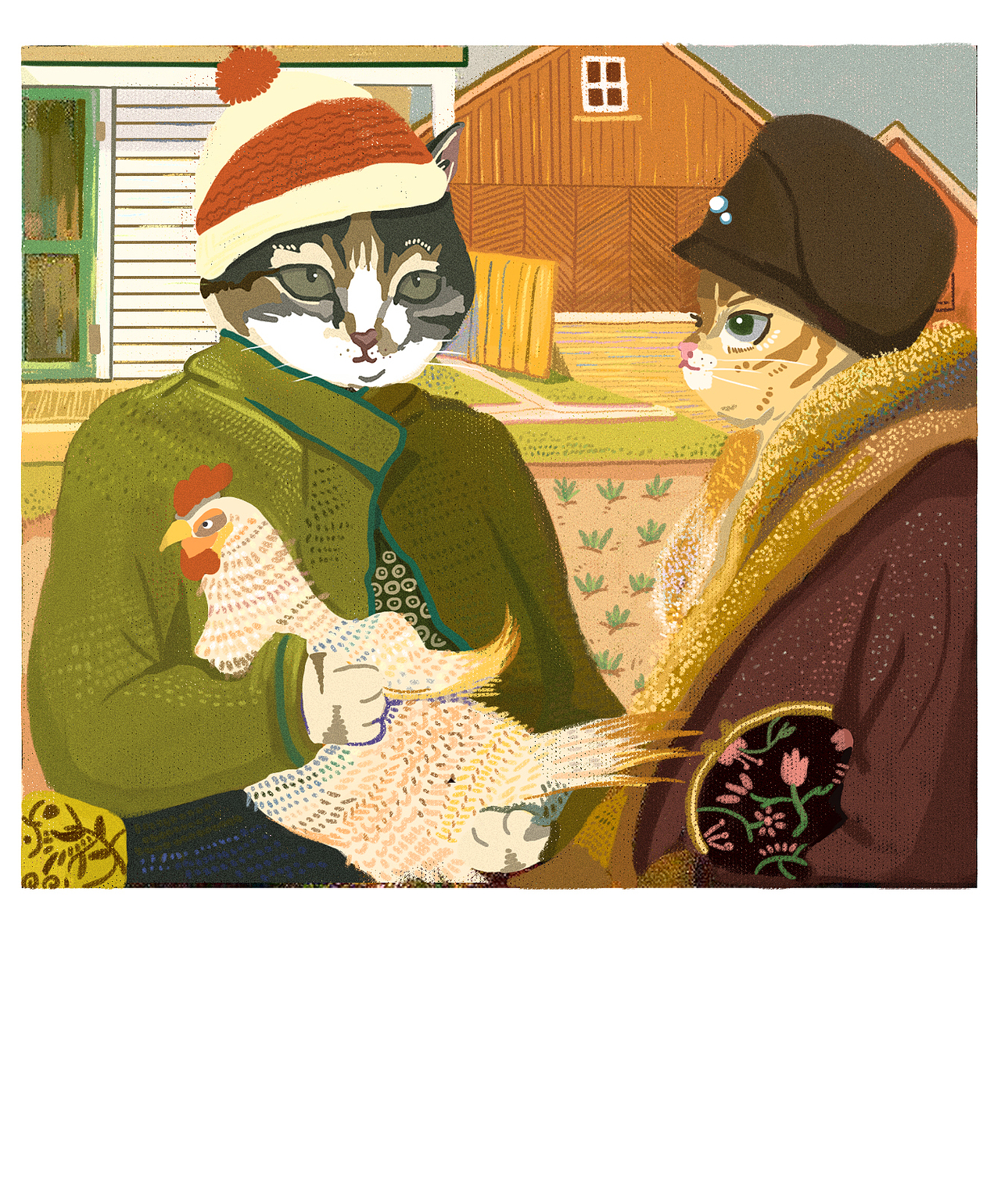 貓咪肖像畫（圖ZMTMwMzI3ODA4） - 創(chuàng)作習(xí)作 - 站酷設(shè)計師肥貓燉田七原創(chuàng)素材 - 站酷ZCOOL