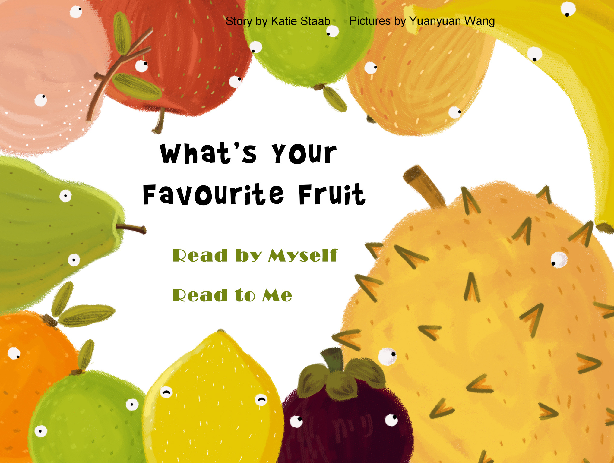 插画绘本《What’s Your Favorite Fruit》插画商业插画罐子妈 原创作品 站酷 (ZCOOL)