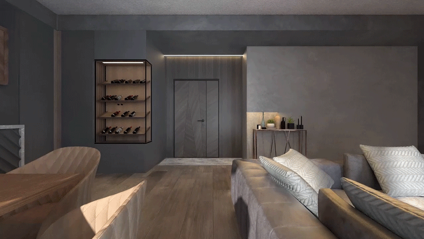 现代北欧风入户门