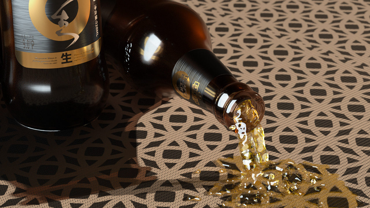 22 珠江啤酒 纯生1997|三维|场景|chinwon_原创作品-站酷zcool