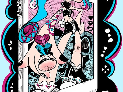 APP女郎IP形象设计