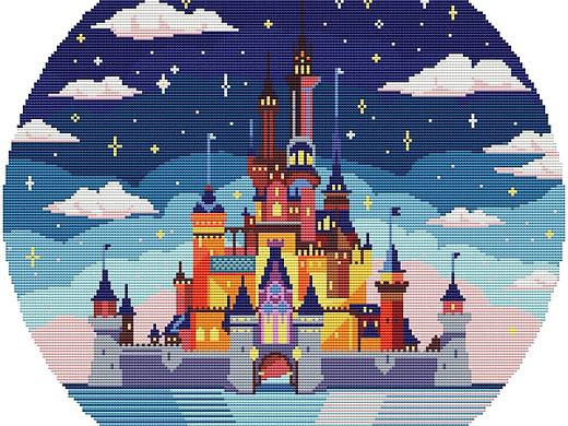 迪士尼乐园的夜