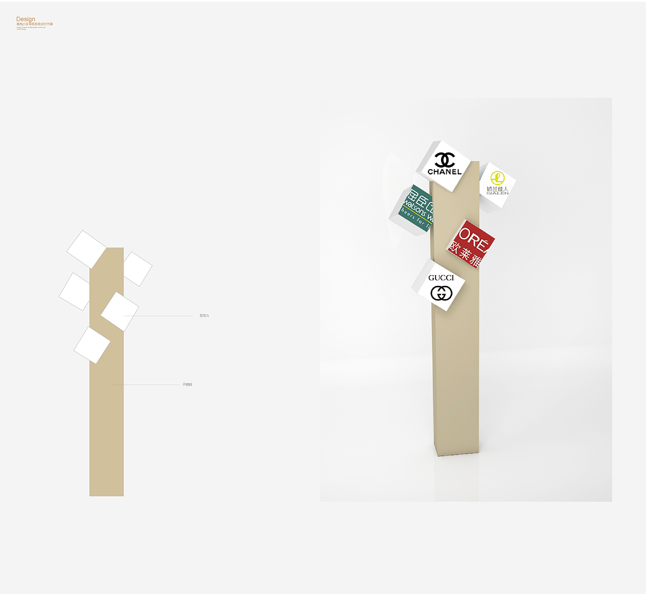 商场导视系统设计