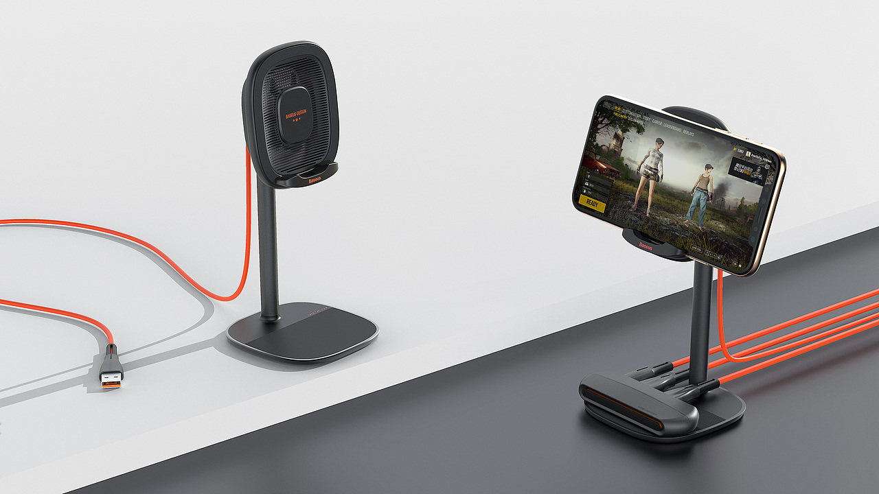 主动散热手机游戏支架