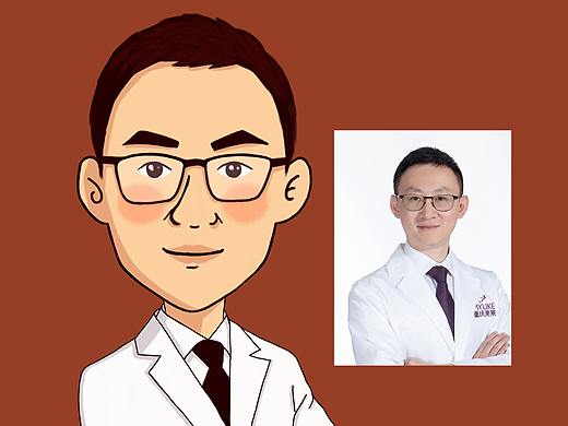 手绘医生形象