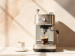 AI Midjourney 咖啡机产品效果图