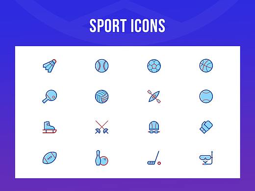 Sport Icons 圖標(biāo)設(shè)計(jì)（個(gè)人主頁(yè)-ZMzA5MzY4Njg=） - 圖標(biāo) - 站酷設(shè)計(jì)師sunny簡(jiǎn)原創(chuàng)素材 - 站酷ZCOOL