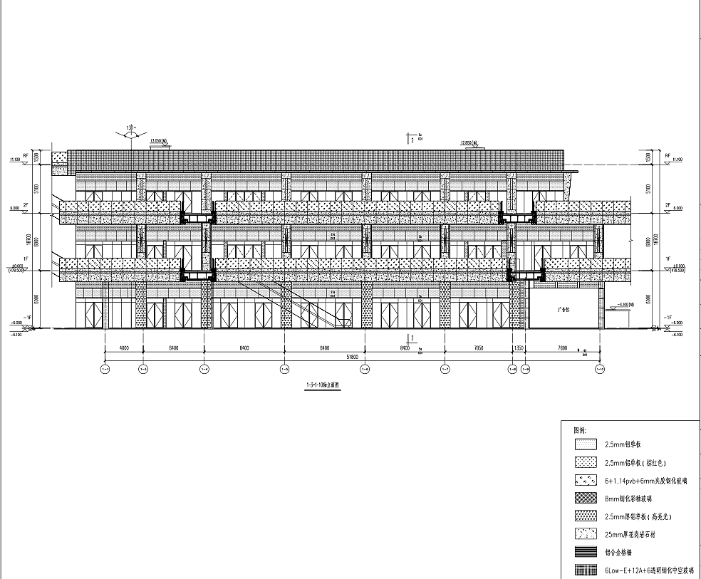 幕墙施工图部分分享