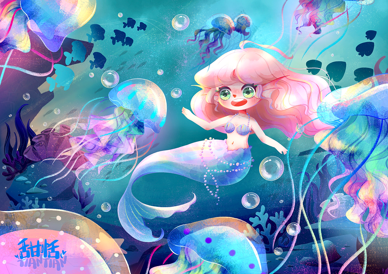 甜恬往期插画小总结