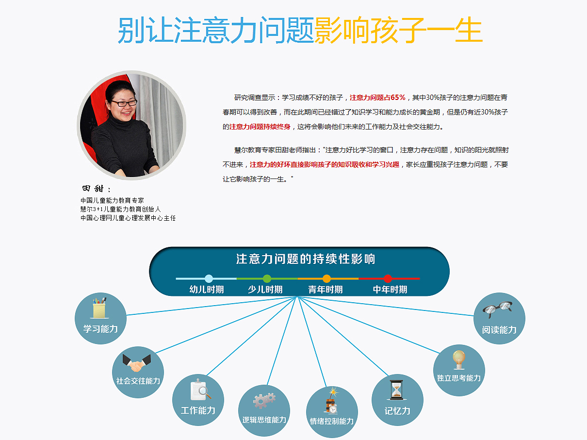慧尔注意力专题设计5-12岁儿童注意力培养（图ZMjczMzM5NzI=） - 运营设计 - 站酷设计师afbfcfdfyahoo原创素材 - 站酷ZCOOL