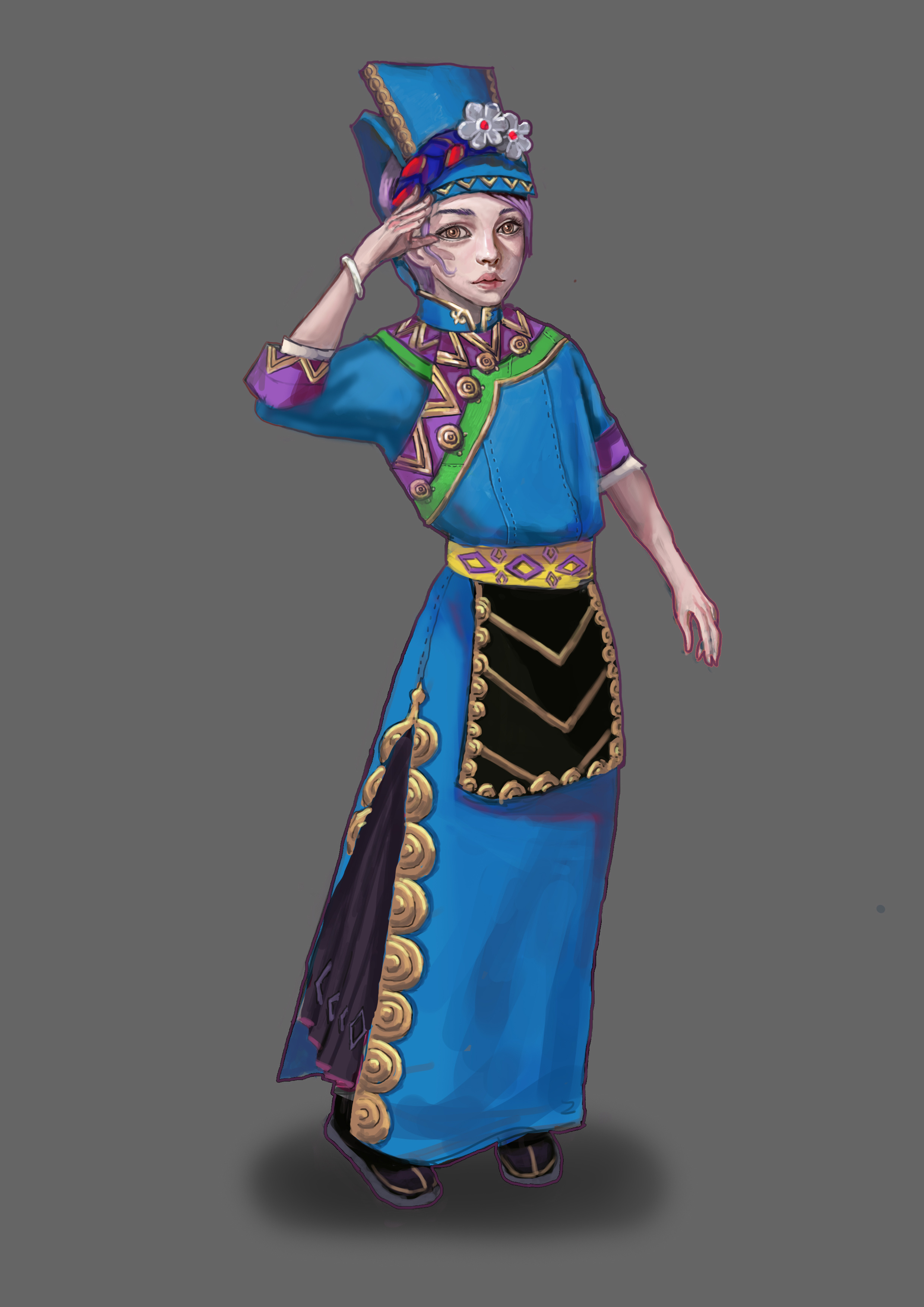 人物|插画|游戏原画|勤劳的小蜜蜂之父 - 原创作品 - 站酷 (zcool)