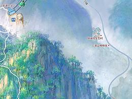三清山景区旅游导览图