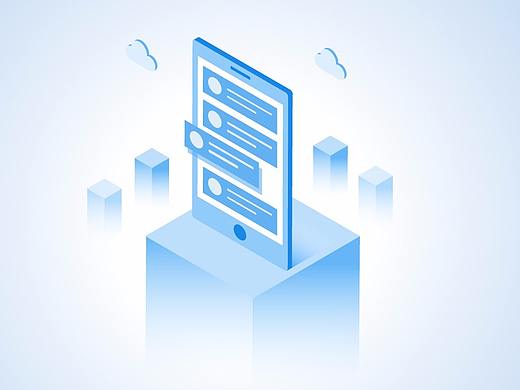 AI绘制2.5D立体手机场景