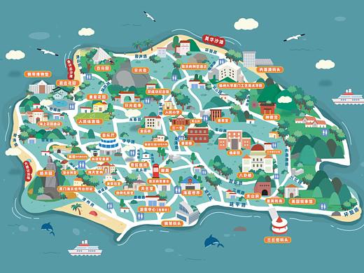 手绘地图 | 厦门 x 鼓浪屿