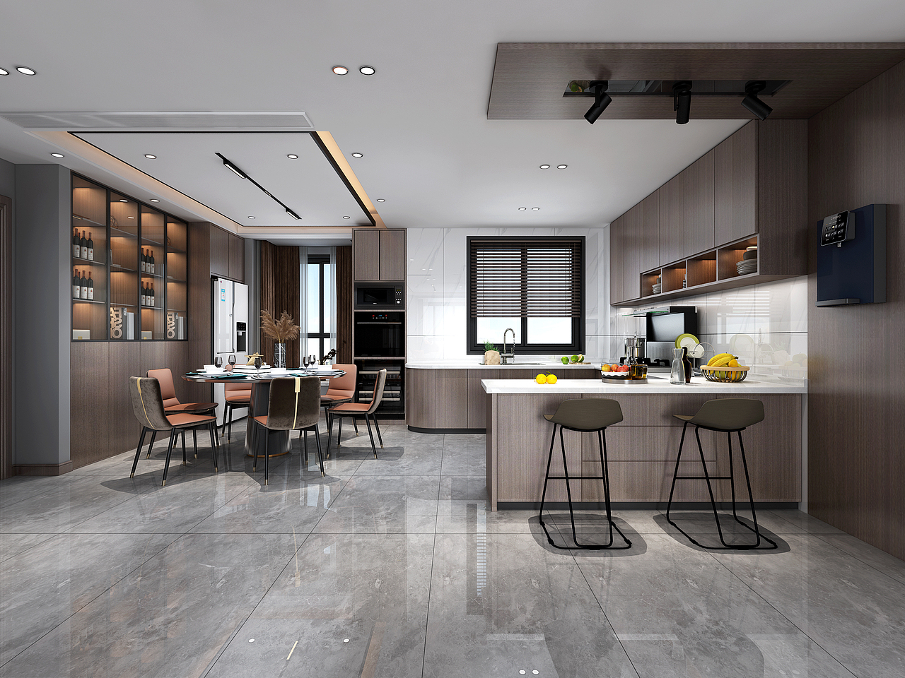 黑白灰|客餐厅表现（图ZMjI3MTYyMzky） - 家装设计 - 站酷设计师陈轩15956513871原创素材 - 站酷ZCOOL