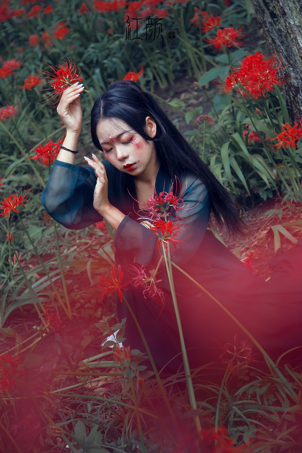 曼珠沙华-彼岸等你（图ZMTc1NTYyMDg0） - 人像摄影 - 站酷设计师初酒酿橙子原创素材 - 站酷ZCOOL