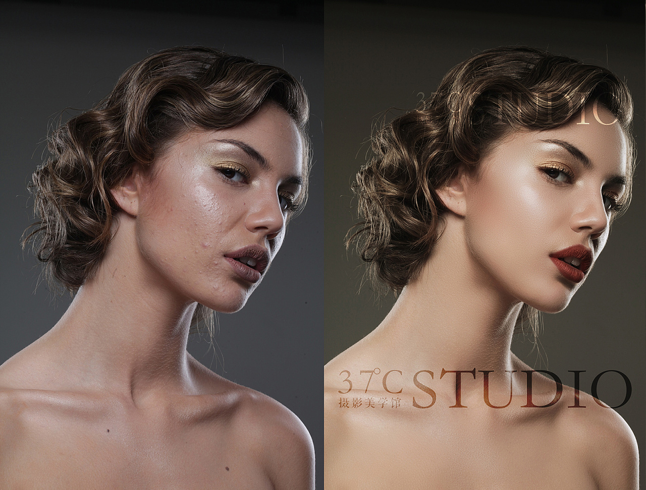 质感人像磨皮修图练习