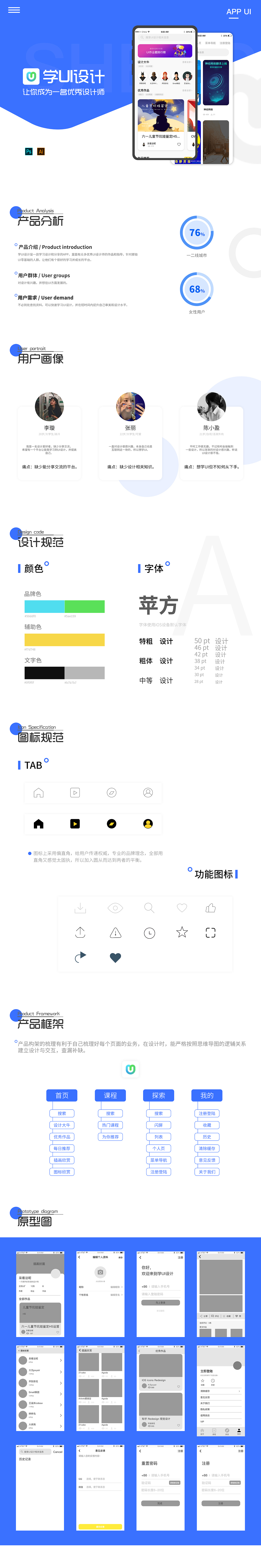 学习 APP（图ZMTc1NzA2MzE2） - APP界面 - 站酷设计师民间设计师原创素材 - 站酷ZCOOL
