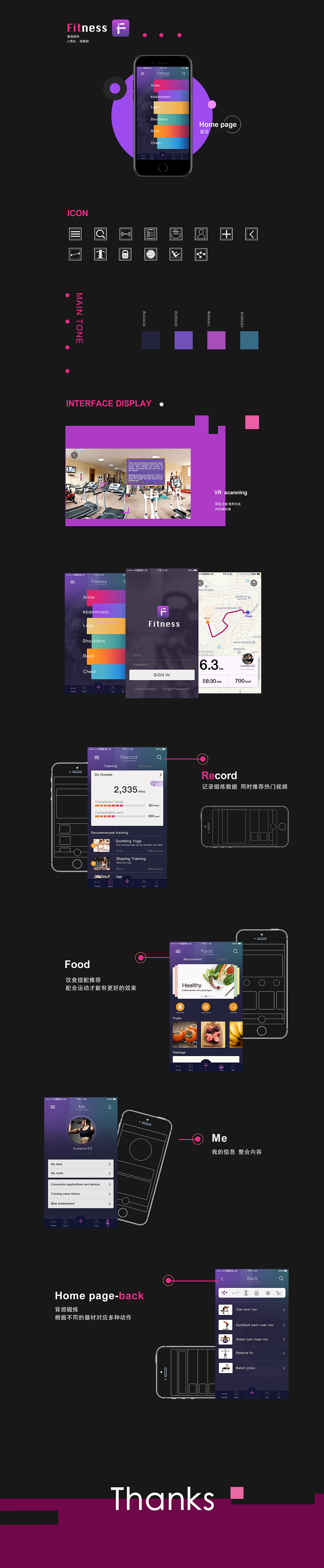 fitness app（图ZMTE1MTc0MDky） - APP界面 - 站酷设计师粒粒橙汁原创素材 - 站酷ZCOOL