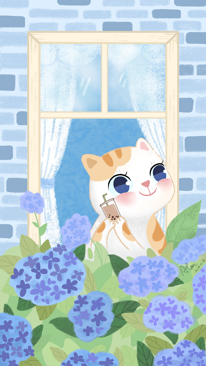 一杯奶茶，春暖花开～