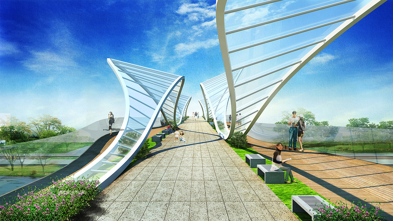 桥设计（图ZNDQwNzA5OTI=） - 建筑设计 - 站酷设计师Lexizhu原创素材 - 站酷ZCOOL