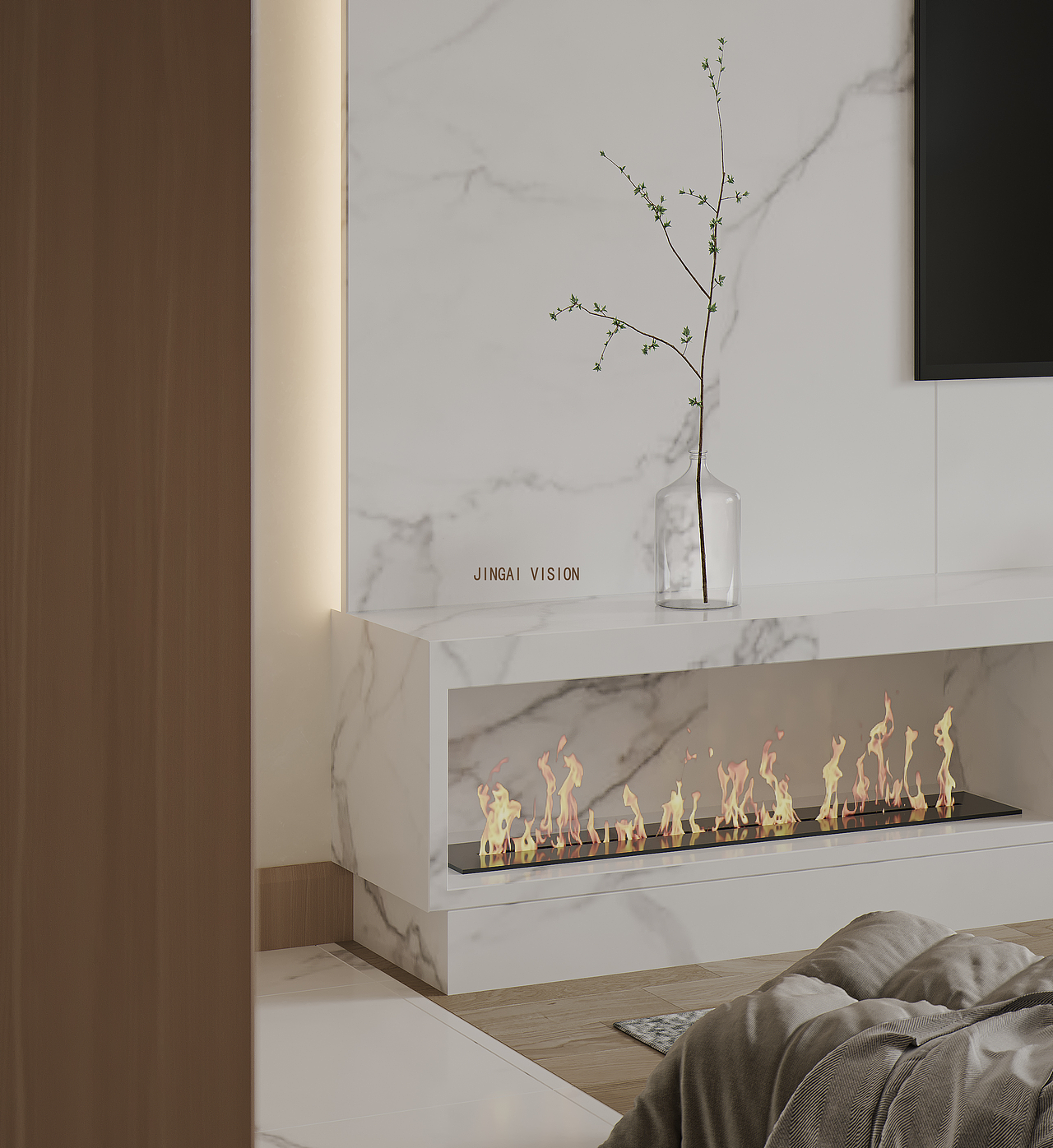 现代简约客餐厅卧室（图ZMjM4NDYwMDcy） - 家装设计 - 站酷设计师阳光勾勒般微笑原创素材 - 站酷ZCOOL