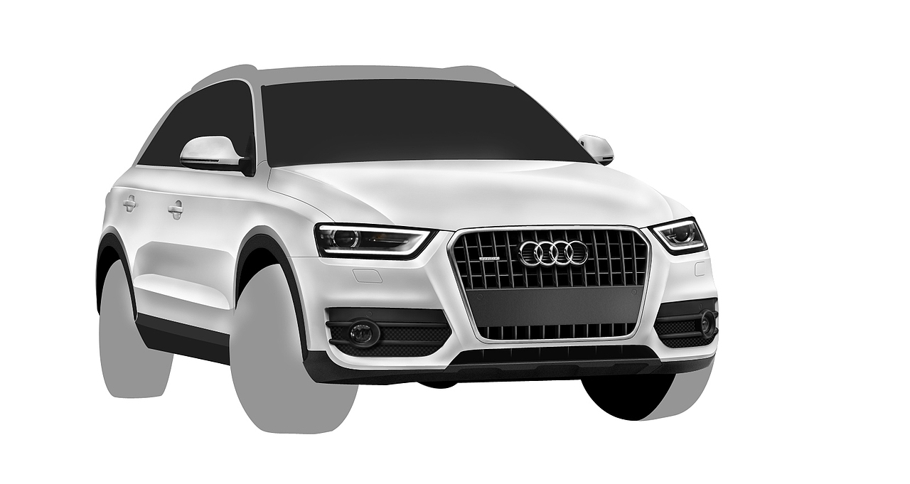 Audi Q3 鼠绘（图ZMTIzNzkyNDg=） - 新锐潮流插画 - 站酷设计师Sidney原创素材 - 站酷ZCOOL