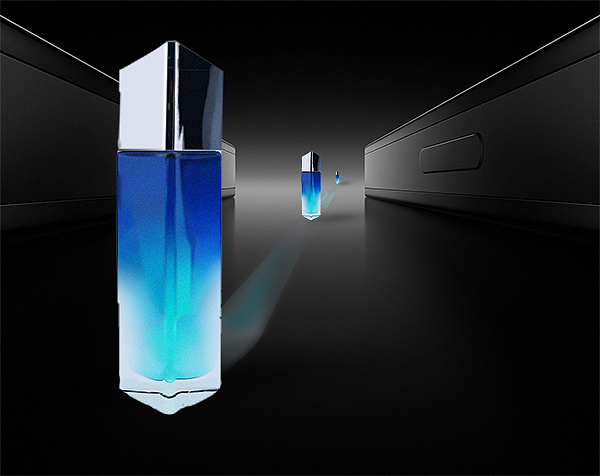 仿照迪奥自己绘制的男士香水