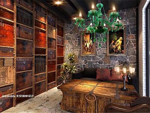 河北唐山乐亭县爱上蛋糕餐饮设计案例—北京海岸设计