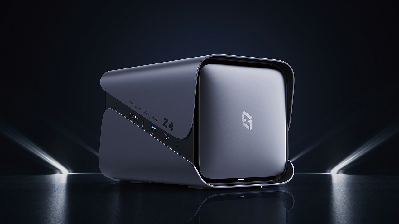 2021红点奖获奖作品 | 极空间私有云Z4（图ZMjkyMDY2MDg0） - 电子产品 - 站酷设计师洛可可咨询设计原创素材 - 站酷ZCOOL