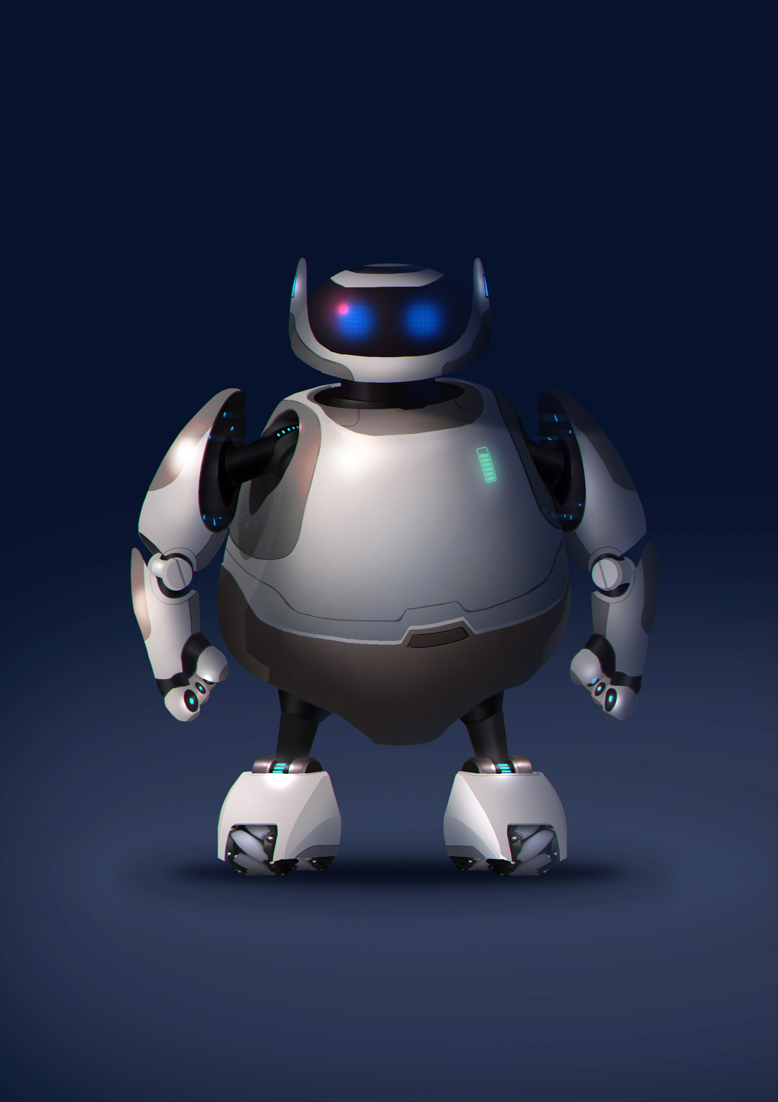 BIGHAND robot II——“大手大脚”的可爱机器人！ - 普象网