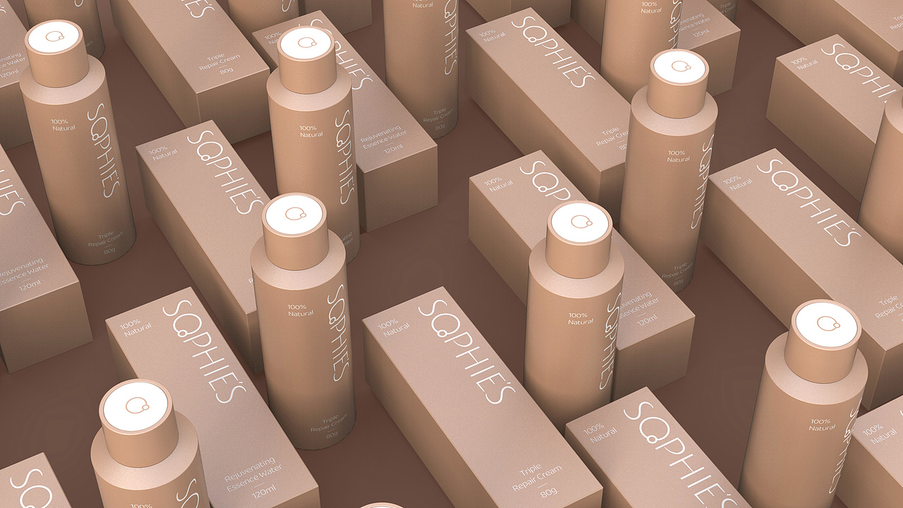 sophie's™护肤品LOGO及包装设计（图ZMjg0Njg2MzU2） - 包装 - 站酷设计师菩示熊品牌设计原创素材 - 站酷ZCOOL