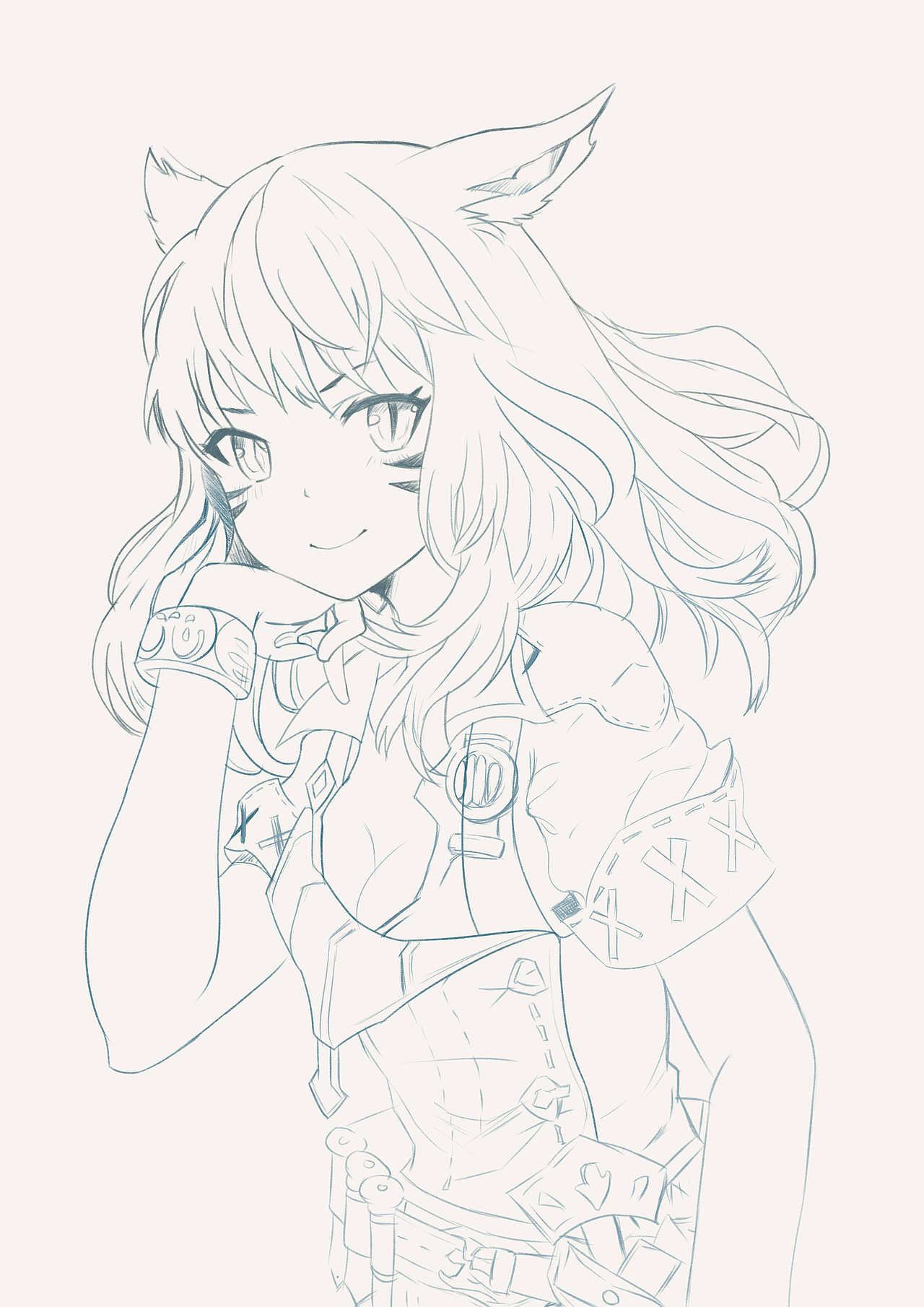 线稿跟上色练习