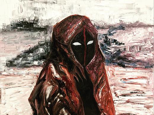 戴面具的女人（个人主页-ZNDk0MjQ3NDQ=） - 绘画 - 站酷设计师EveyZhong原创素材 - 站酷ZCOOL