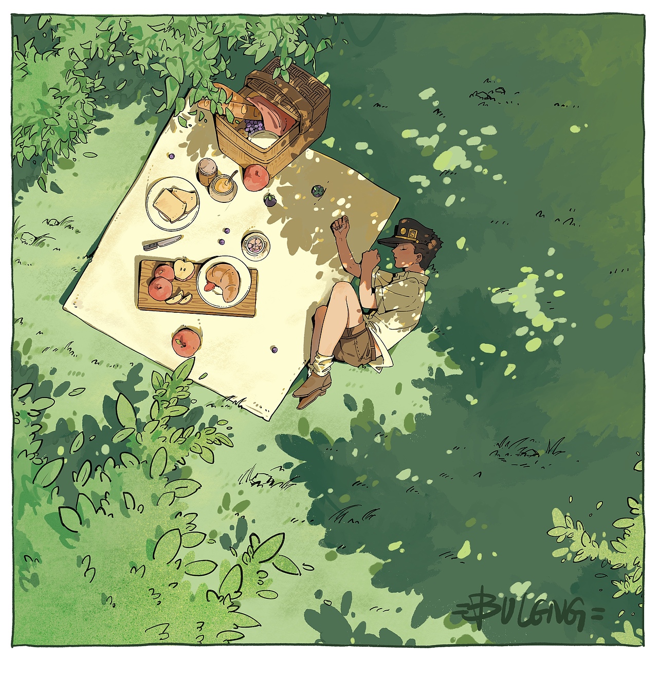 午后|插画|绘本|神宫寺冷君_原创作品-站酷zcool