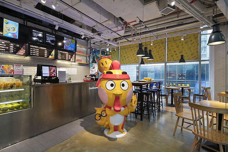 长沙新晋网红咕咕侠 玩酷炸鸡—— 品牌空间一体化设计（图ZMjAwOTU5ODc2） - 品牌 - 站酷设计师长沙设计师老胡原创素材 - 站酷ZCOOL