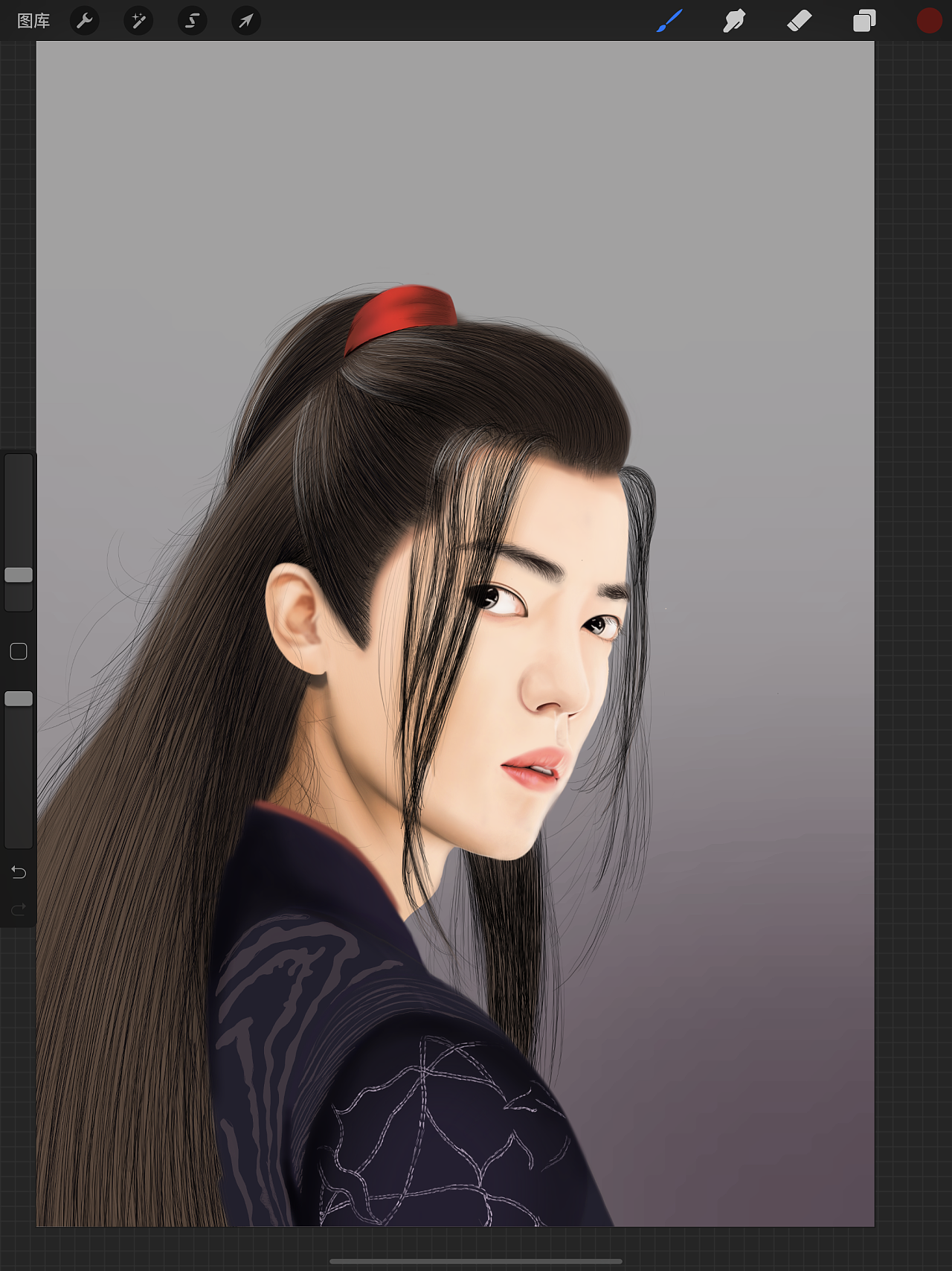 手绘肖战版魏无羡